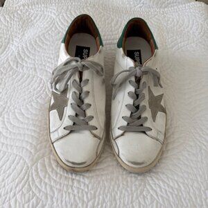 Golden Goose Super-Star Leather Low-Top Sneakers SZ 39